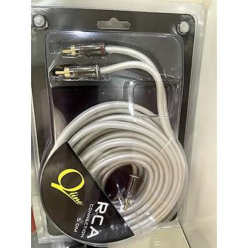 Qline  Rca Kablo  Metal Uclu