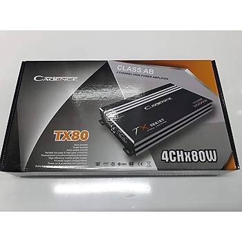 Cadence tx80 2500watt 4kanal amfi Splhifi