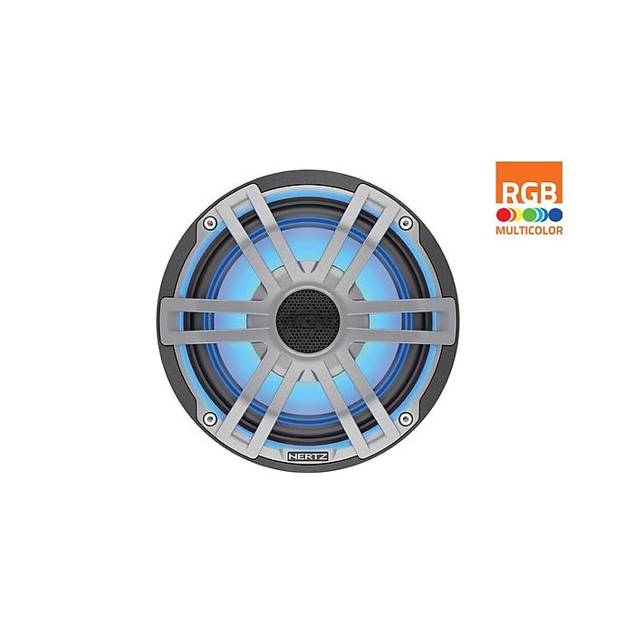 Hertz HEX 6.5 S-LD-G RGB I��kl� Marin Hoparl�r | 100W Metalik Gri | SPLHIFI