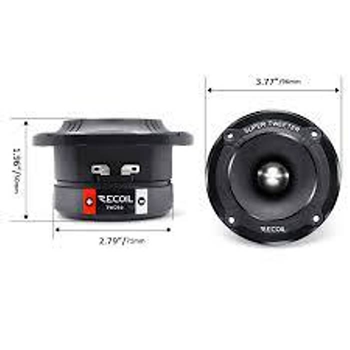 Recoil TW-250 10 cm Profesyonel Kur�un Tweeter | 200W RMS / 400W Peak | SPLHIFI