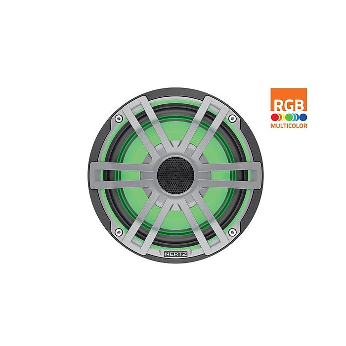 Hertz HEX 6.5 S-LD-G RGB I��kl� Marin Hoparl�r | 100W Metalik Gri | SPLHIFI