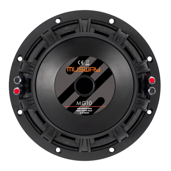 Musway MG10 25 cm (10) Kompakt Ara Subwoofer (DVC 2+2 ?) | 500 W RMS / 1000 W Peak | SPLHIFI