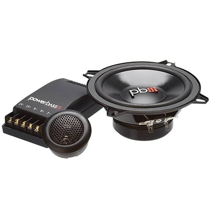 Powerbass S-50C 13 cm (5.25) Komponent Hoparlr | 50 W RMS / 150 W Peak | SPLHIFI