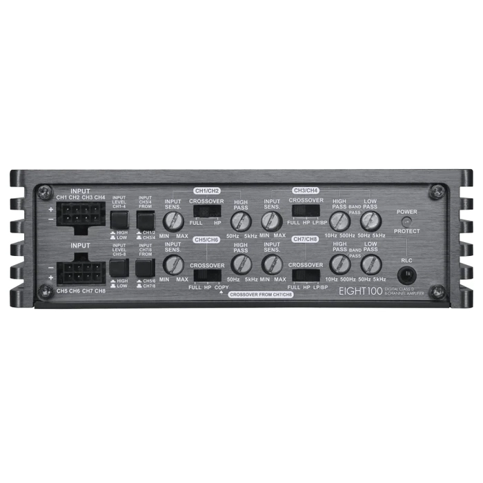 Musway EIGHT 100 8 Kanal Snf D Amfi | 13.8 V: 8100 W / 8180 W  Kpr 4360 W | 14.4 V: 8110 W / 8195 W  Kpr 4390 W | High-Level + RCA | SPLHIFI