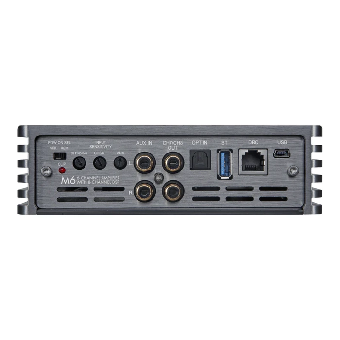 Musway M6 DSPli 6 Kanal Amfi + 8 Kanal DSP | Soket Sokete Montaj, Uzaktan DSP Ayar | SPLHIFI