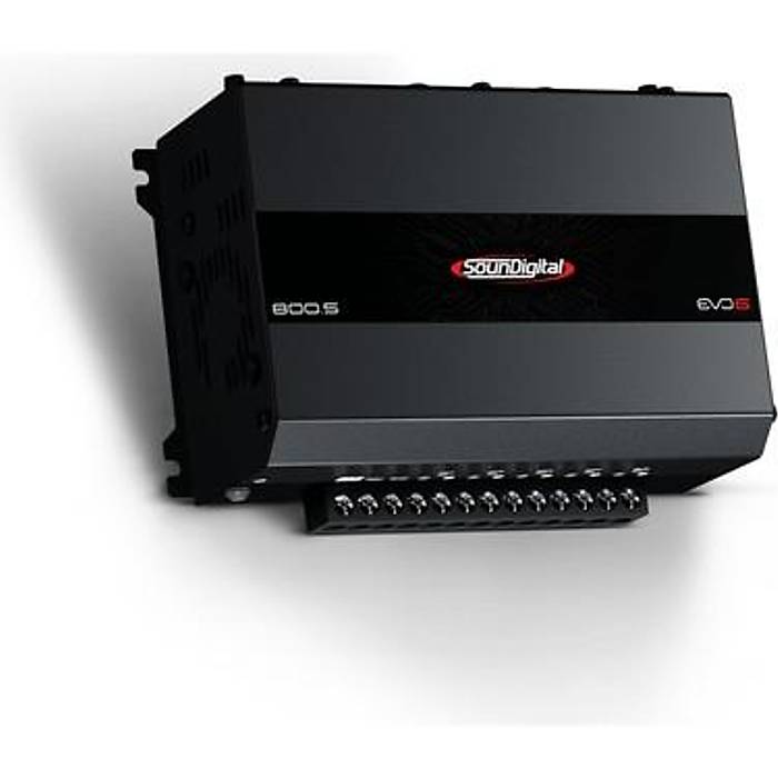 Sound Digital SD-800.5d4 EVO 6.0 5 Kanall� Hibrit Amplifikat�r | 4x100W + 1x400W RMS | 4 Ohm | SPLHIFI