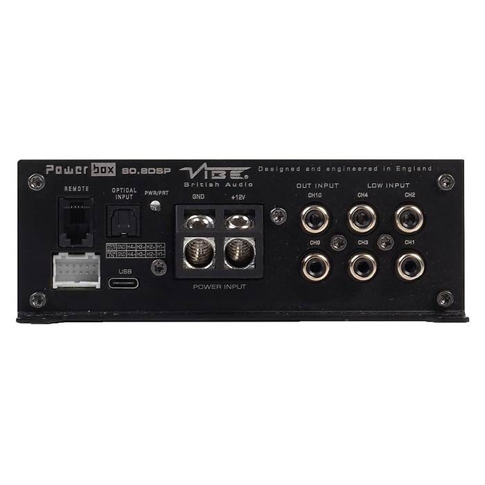 Vibe POWERBOX80.8-10DSP-V3 8 Kanal DSPli Amplifikatr | 880 W @4 | SPLHIFI