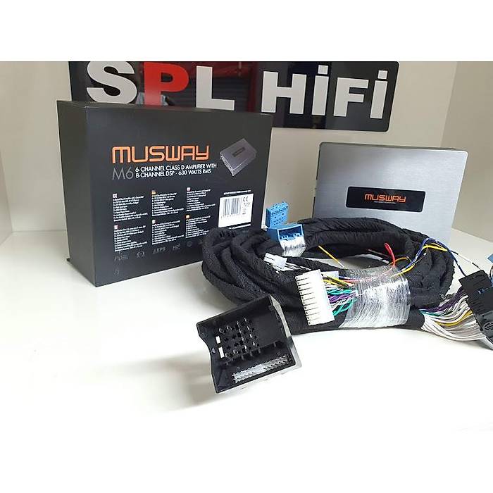 Musway M6 + Mini Cooper (F ve R Serisi) Tak-�al��t�r DSP'li Amfi Kiti | SPLHIFI