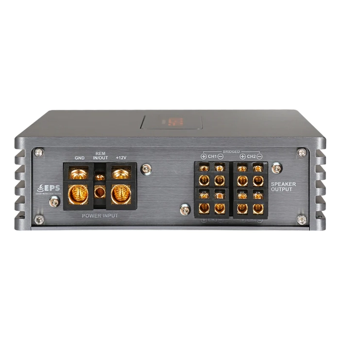Musway FOUR 100 4 Kanal Snf D Amfi | 4131 W 4 ohm  4218 W 2 ohm  Kpr 2435 W 4 ohm (14.4 V) | High-Level + RCA | SPLHIFI