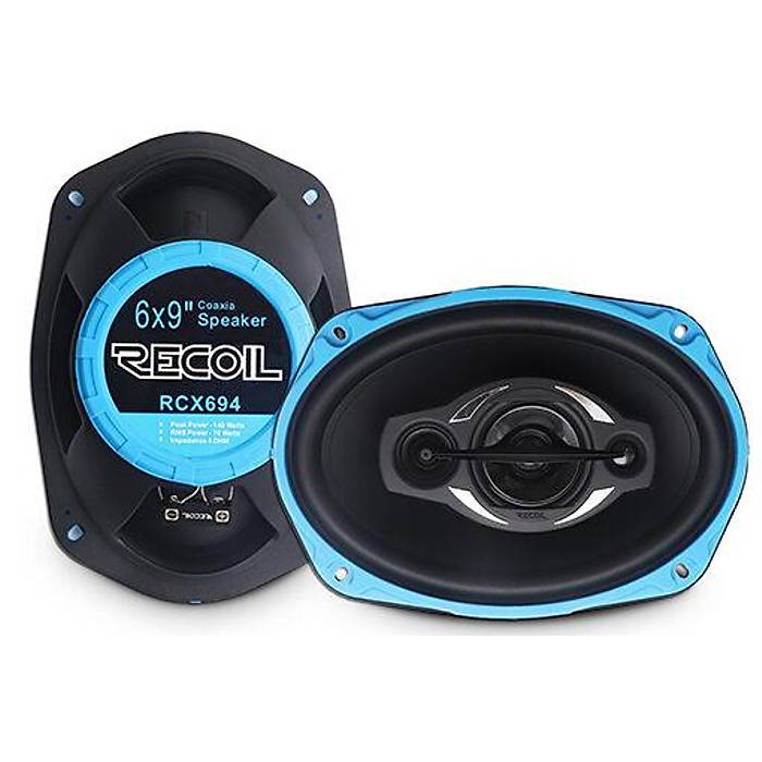 Recoil RCX-694 6x9 in� 3 Yollu Oval Hoparl�r | 70W RMS / 140W Peak | SPLHIFI