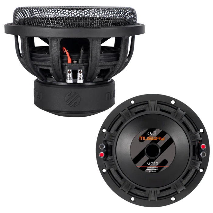 Musway MG10 25 cm (10) Kompakt Ara Subwoofer (DVC 2+2 ?) | 500 W RMS / 1000 W Peak | SPLHIFI