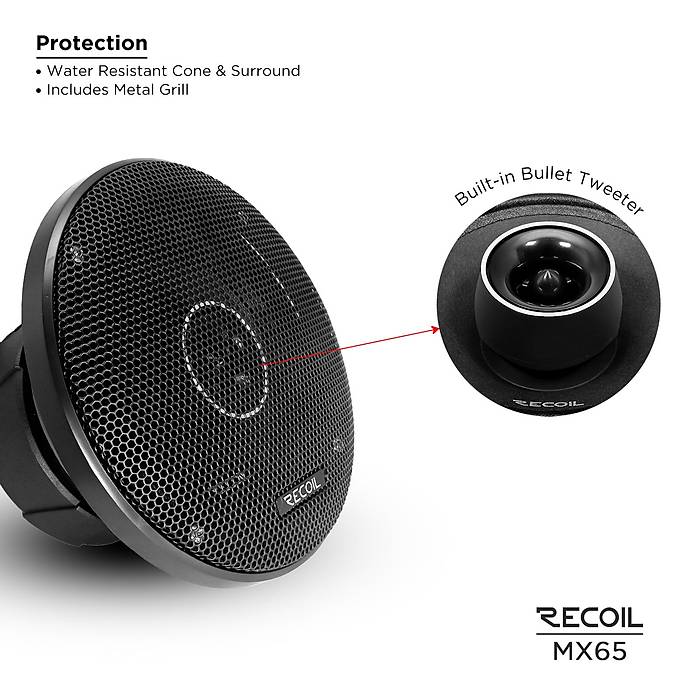 Recoil MX-65 16.5 cm Koaksiyel Midrange | 280W RMS / 560W Peak | SPLHIFI