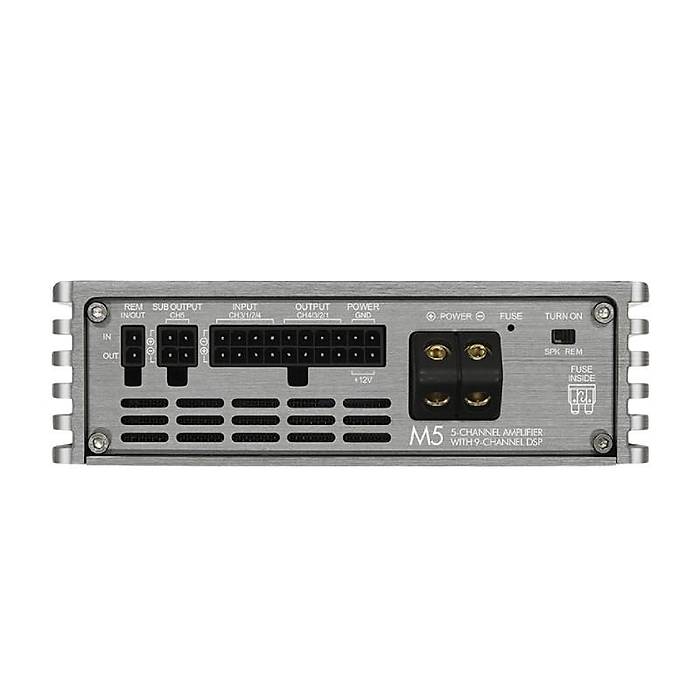 Musway M5 DSPli 5 Kanal Amfi + 9 Kanal DSP | Soket Sokete Montaj, Uzaktan DSP Ayar | SPLHIFI