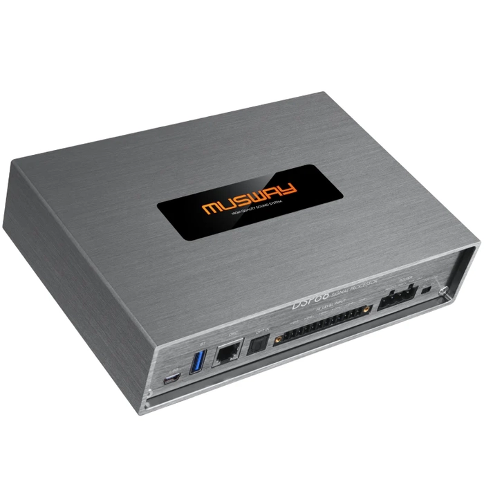 Musway DSP68 8 Kanall DSP lemci | 6 High/Low + 2 AUX + Optik Giri | 8 RCA 6.5V k | SPLHIFI