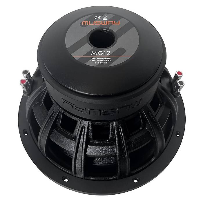 Musway MG12 30 cm (12) Kompakt Ara Subwoofer (DVC 2+2 ?) | 700 W RMS / 1400 W Peak | SPLHIFI
