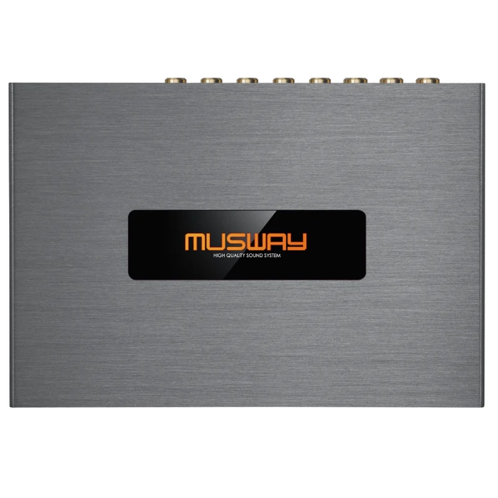 Musway DSP68 8 Kanall DSP lemci | 6 High/Low + 2 AUX + Optik Giri | 8 RCA 6.5V k | SPLHIFI