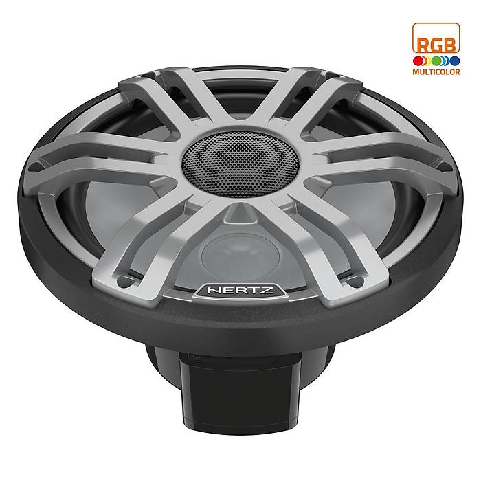 Hertz HMX 8 S-LD-G RGB I��kl� Marin Hoparl�r | 200W Metalik Gri | SPLHIFI