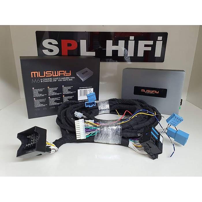 Musway M6 + Mini Cooper (F ve R Serisi) Tak-�al��t�r DSP'li Amfi Kiti | SPLHIFI