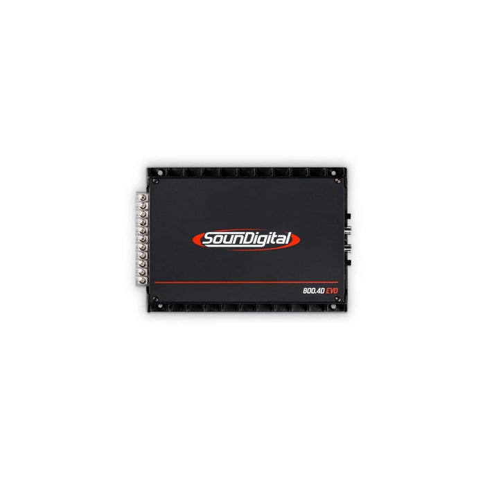 Sound Digital SD-800.4S4 EVO 4 Kanall� Full Range Amplifikat�r | 2 Ohm 4x200W RMS | 4 Ohm 4x110W RMS | SPLHIFI