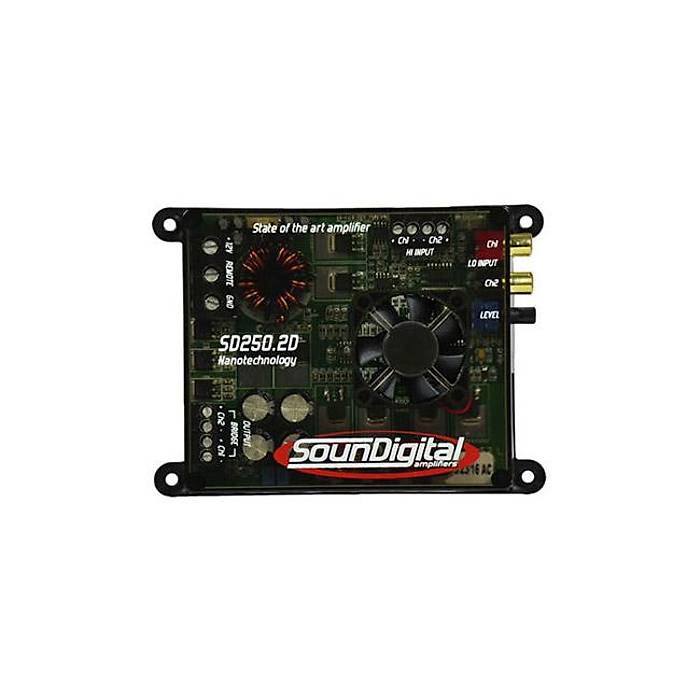 Sound Digital SD-250.2d2 EVO 2 Kanall� Full Range Amplifikat�r | 2 Ohm 2x125W RMS | 4 Ohm 2x85W RMS | SPLHIFI