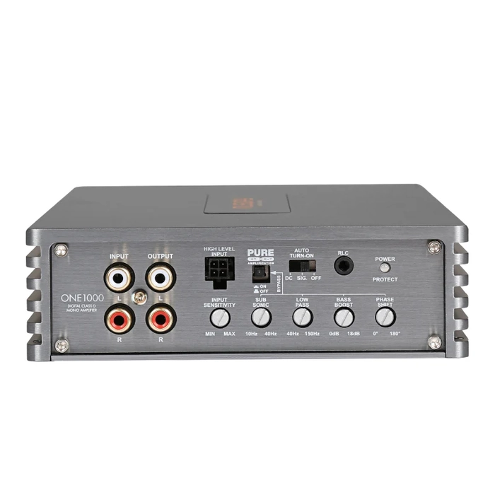 Musway ONE 1000 Mono Snf D Amfi | 435 W 4 ohm  707 W 2 ohm  1143 W 1 ohm (14.4 V) | High-Level + RCA | SPLHIFI