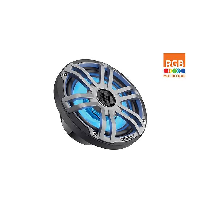 Hertz HEX 6.5 S-LD-G RGB I��kl� Marin Hoparl�r | 100W Metalik Gri | SPLHIFI