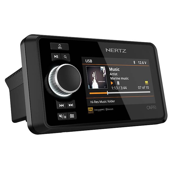 Hertz CAPRI-H100 Marine Medya Al�c� | 3.5� Renkli Ekran - 3 B�lge | SPLHIFI