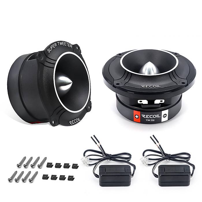 Recoil TW-250 10 cm Profesyonel Kur�un Tweeter | 200W RMS / 400W Peak | SPLHIFI