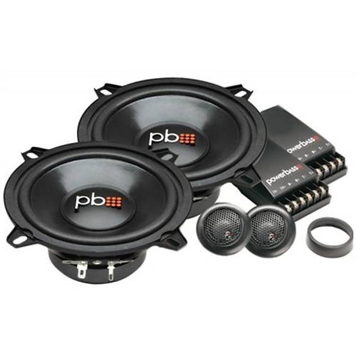 Powerbass S-50C 13 cm (5.25) Komponent Hoparlr | 50 W RMS / 150 W Peak | SPLHIFI