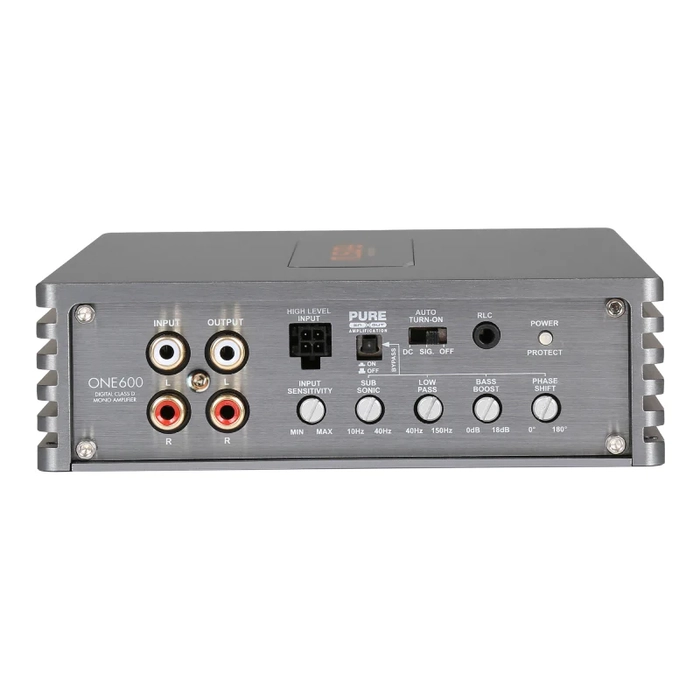 Musway ONE 600 Mono Snf D Amfi | 272 W 4 ohm  435 W 2 ohm  707 W 1 ohm (14.4 V) | LPF + Subsonic | SPLHIFI