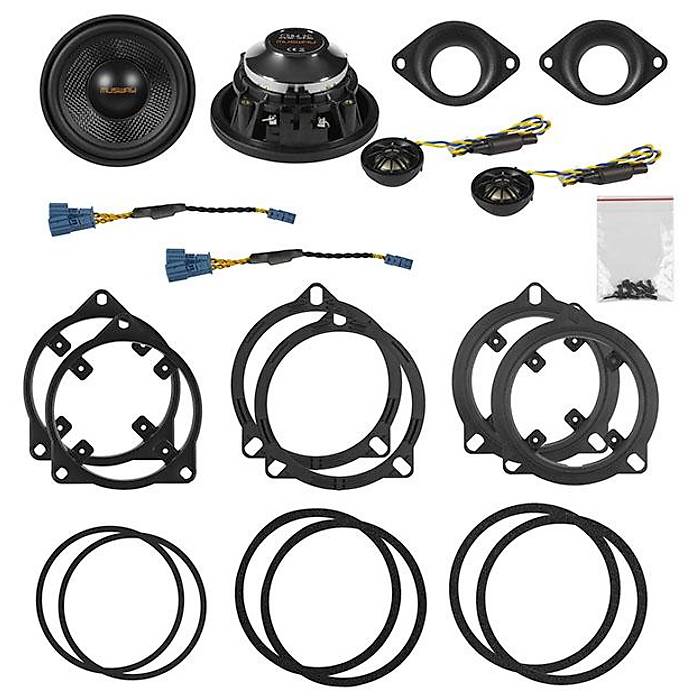 Musway BMW �zel Full Ses Sistemi Paketi | Komponent + Koaksiyel + 2 Adet Subwoofer | SPLHIFI