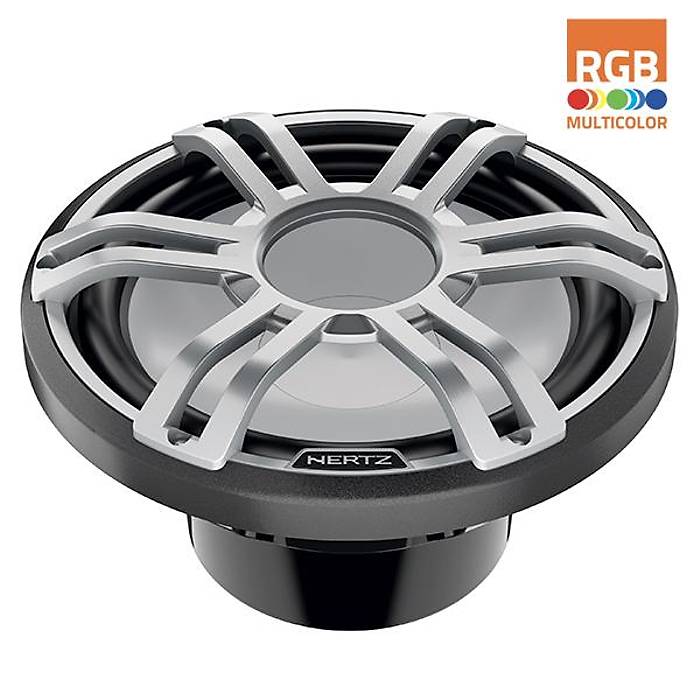 Hertz HMS 12 S4-LD-G 30 cm RGB I��kl� Marin Subwoofer | 1000W Gri | SPLHIFI