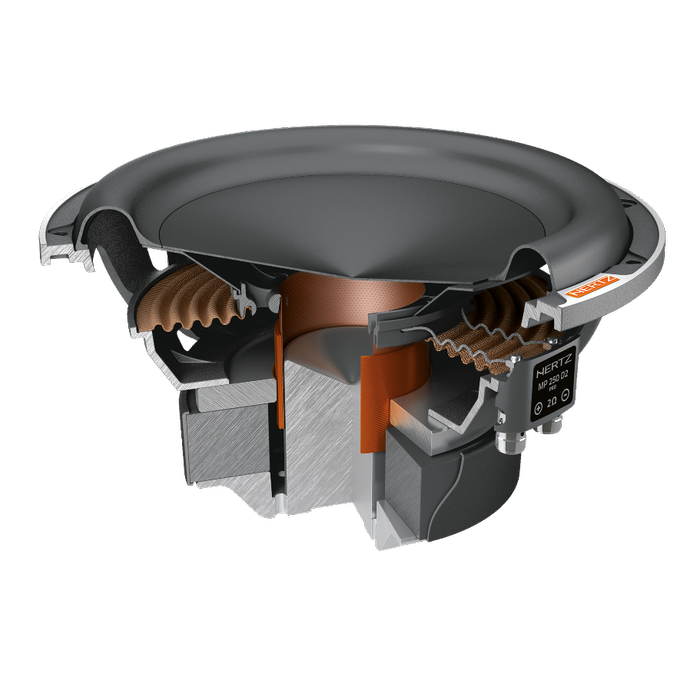Hertz MP 250 D4.3 10 in 600W RMS / 1200W Max Quad-Voice Coil Subwoofer | SPLHIFI