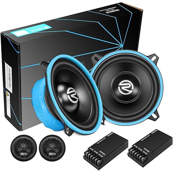 Recoil REM-525 13 cm 2 Yollu Komponent Tak�m� | 100W RMS / 200W Peak | SPLHIFI