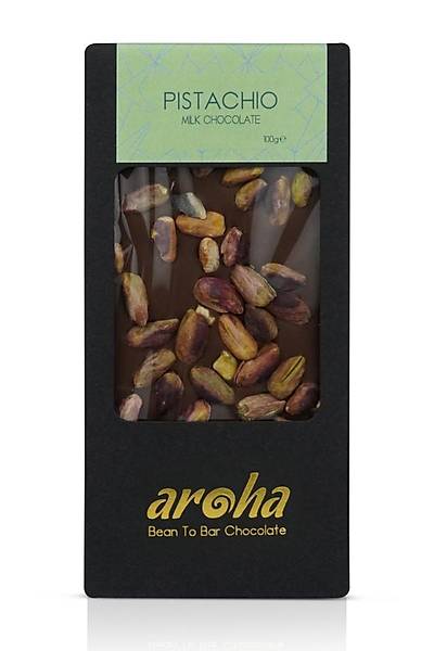 Aroha Antepfýstýklý Sütlü Çikolata - %50 Kakao