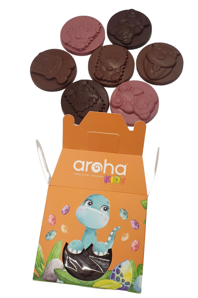 Aroha Kids Sevimli Hayvanlar - Çocuklar Ýçin Özel Çikolata (Sütlü- Bitter- Kýrmýzý Meyveler) 210 gr