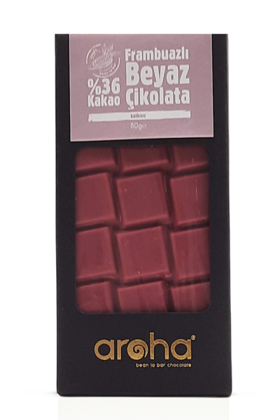 Aroha Frambuazlý Beyaz Çikolata - %50 Kakao