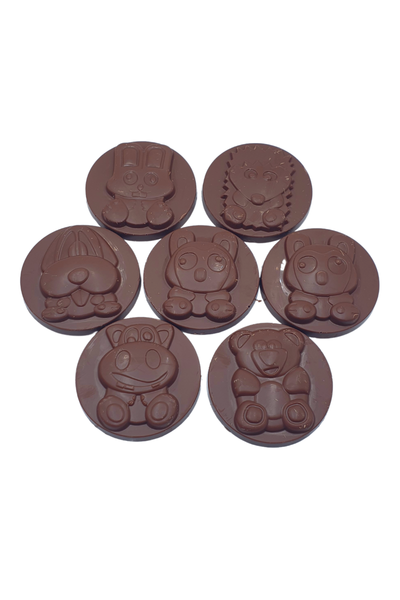 Aroha Kids Sevimli Hayvanlar - Çocuklar Ýçin Özel Çikolata (Vegan Bitter Çikolata) 210 gr