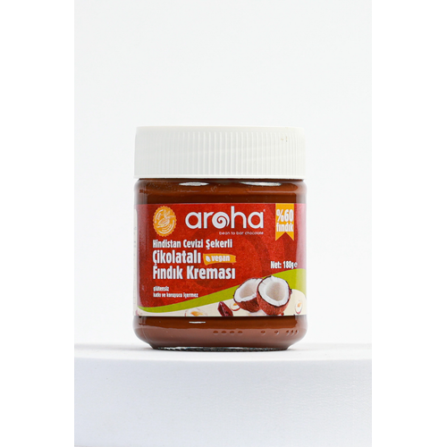 Srlebilir ikolatal Fndk Kremas-Hindistan Cevizi ekerli- 180 gr