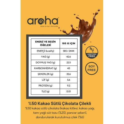 LEKL STL LOLPOP KOLATA - %50 KAKAO LEKL STL KOLATA - 25 g (1 ADET)