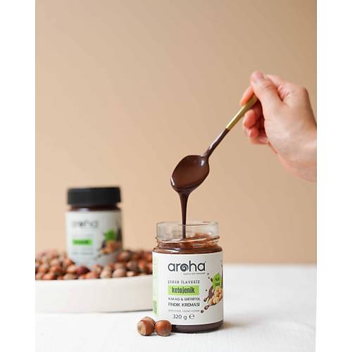 Kakao & Eritritoll Ketojenik Fndk Kremas %34 Fndk - eker lavesiz - 320 g