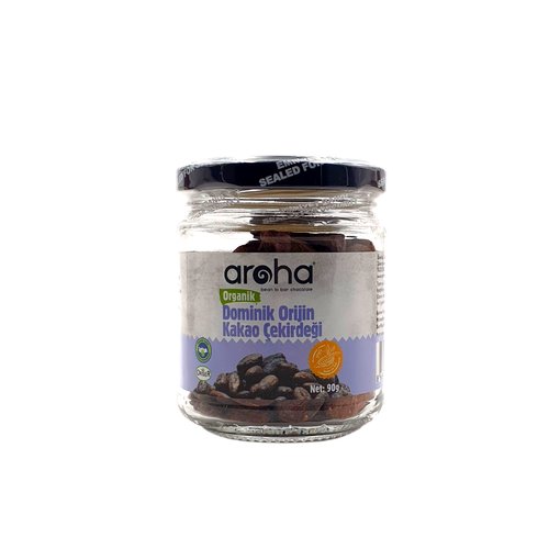 Aroha Organik Sertifikal Kakao ekirdei - Dominik Cumhuriyeti Orijin - 90 Gr.