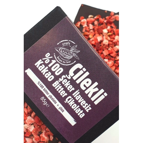 Altl Avantaj Paket. %100 Kakao ilekli eker lavesiz Bitter ikolata 85 g x 6 Adet