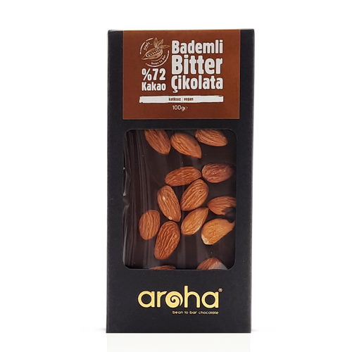 Aroha Bademli %72  Bitter Çikolata x 6 adet