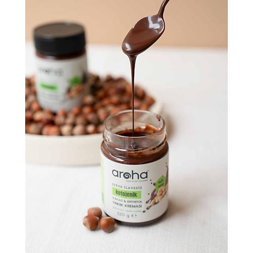 kili Avantaj Paket. Kakao & Eritritoll Ketojenik Fndk Kremas %34 Fndk - eker lavesiz - 320 g X 2 Adet