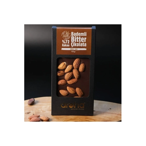 Altl Avantaj Paket. %72 Kakao Bademli Bitter ikolata 100 g X 6 Adet