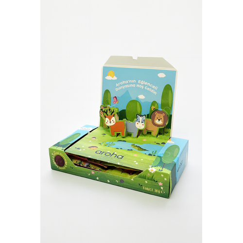 Kids Şeker İlavesiz Çikolata - 3 Boyutlu Kutu