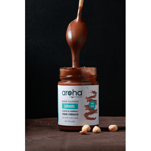 eker lavesiz Kakaolu & Hurmal Fndk Kremas (%80 Fndk) - 320 gr