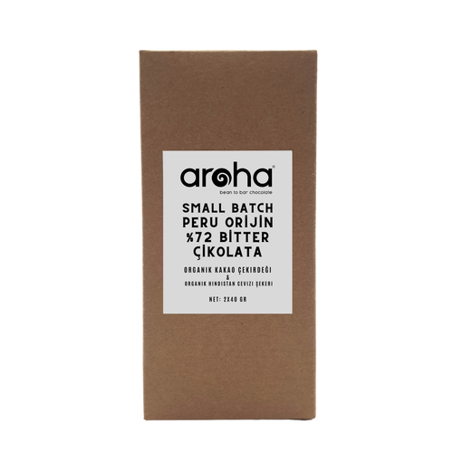 Small Batch Peru Orijin %72 Bitter ikolata- Vegan
