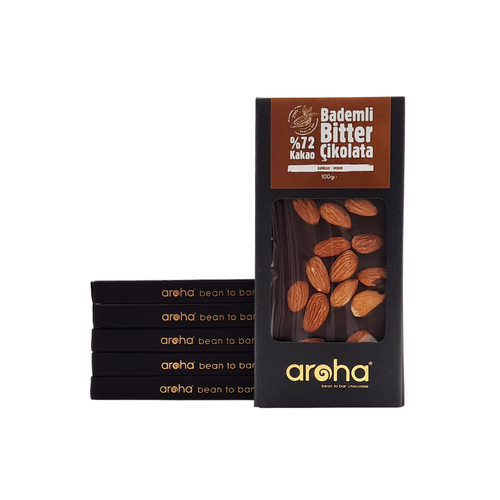 Aroha Bademli %72  Bitter ikolata x 6 adet